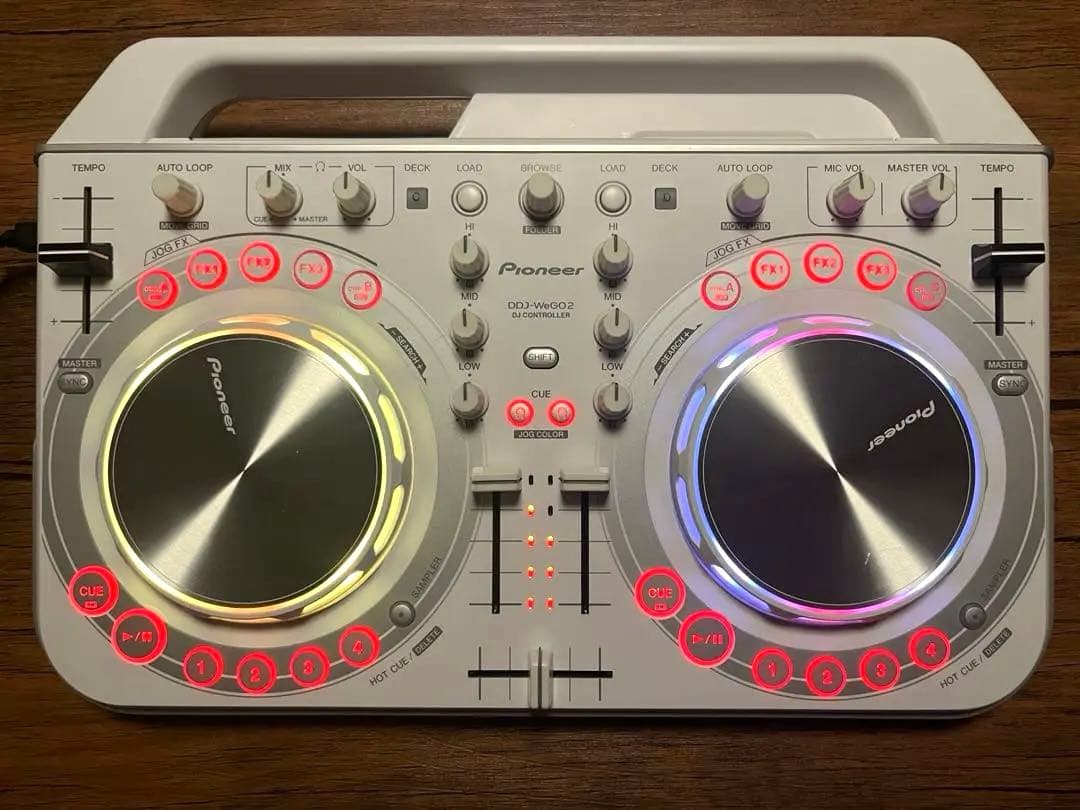 ⑧パイオニア Pioneer DDJ-WEGO2-W DJコントローラー