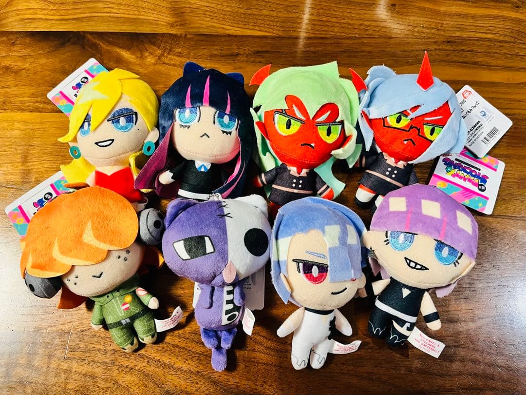 パンティ&ストッキング　ちまっとさん　ぬいぐるみ　全8種コンプリートセット