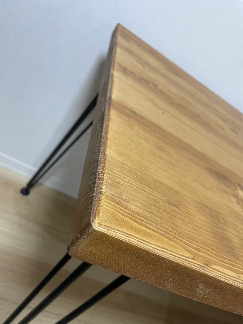 LOWYA(ロウヤ)　ヴィンテージ　ダイニングテーブル　天然木　120