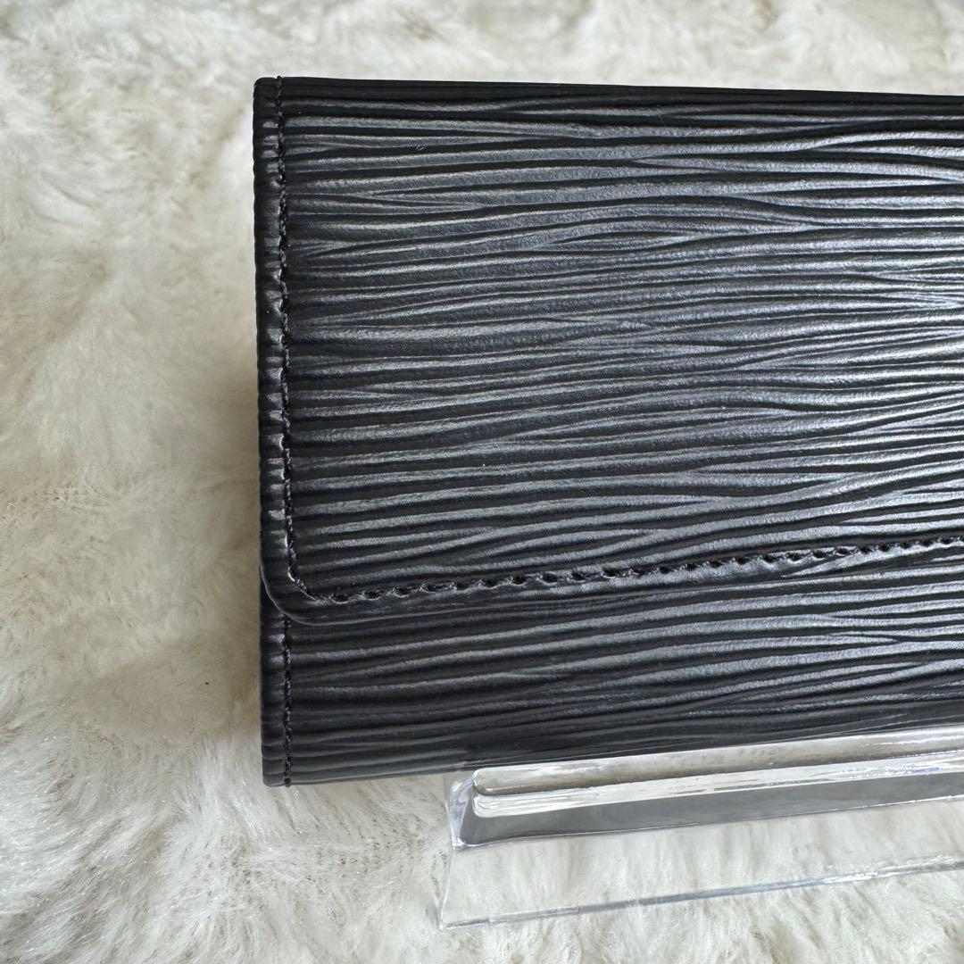 極美品 ルイヴィトン エピ ミュルティクレ6 キーケース ブラック レザー