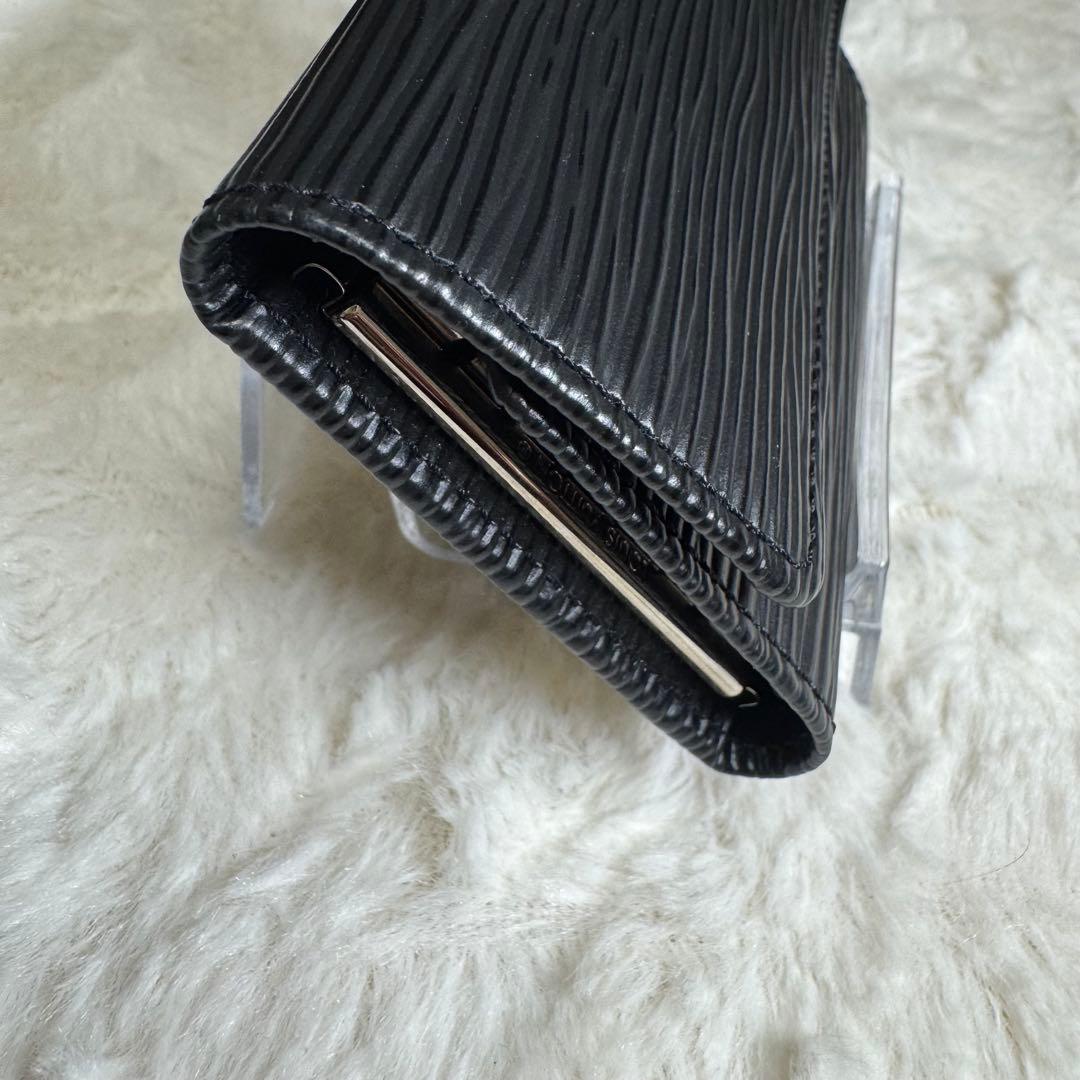 極美品 ルイヴィトン エピ ミュルティクレ6 キーケース ブラック レザー