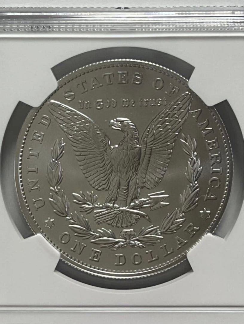 NGC鑑定 最高鑑定　MS70 モルガンダラー　ファーストリリース　発行初日