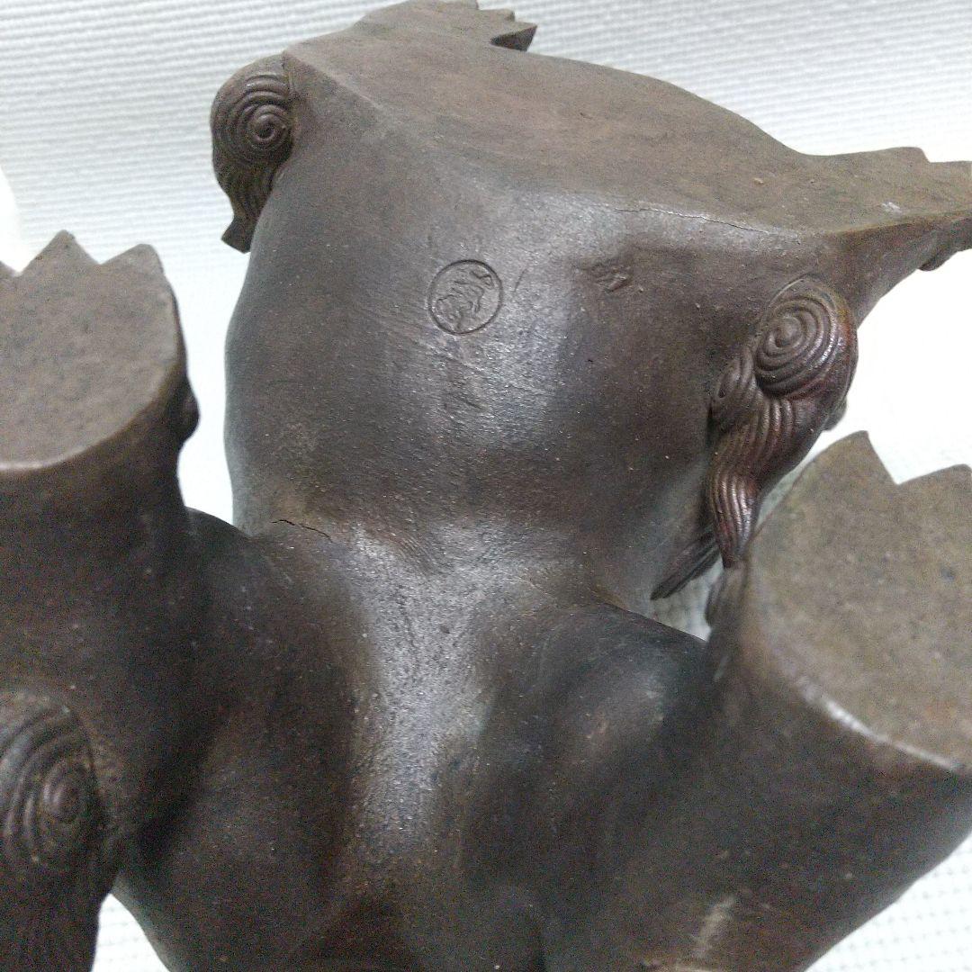 威風堂々〈木村長十郎友敬 作／獅子〉備前焼