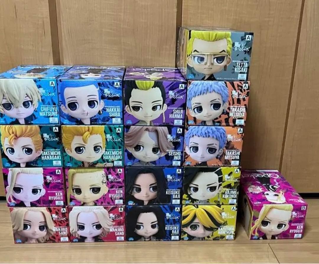 東京リベンジャーズ　Qposket フィギュア　18個+1個　セミコンプ