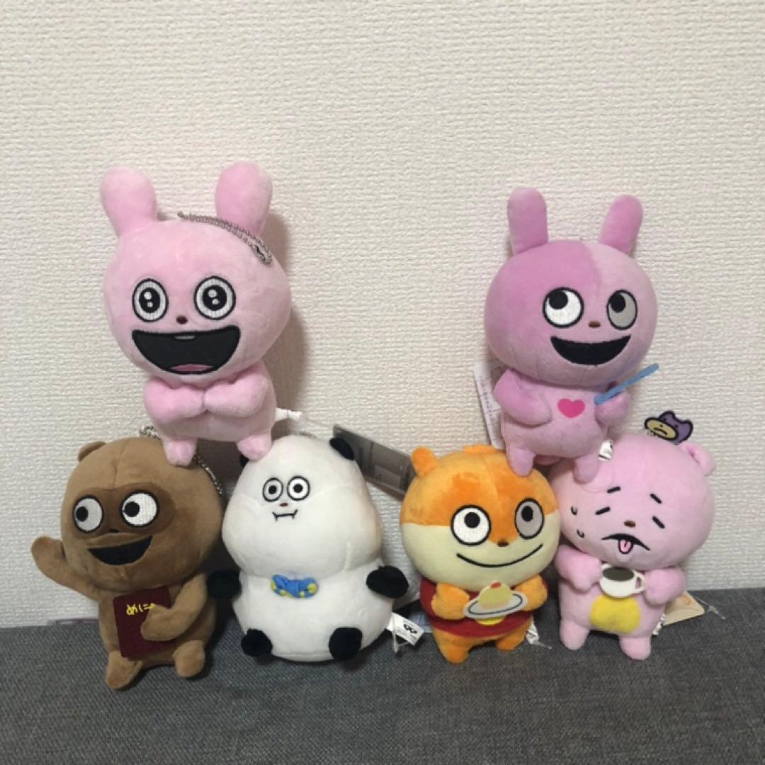 にしむらゆうじ　ぬいぐるみ　まとめ売り　こねずみ　ラブラビット　ごきげんぱんだ