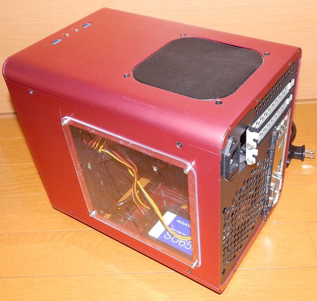 自作 小型デスクトップPC　Core i3 8100/256GB/Win11