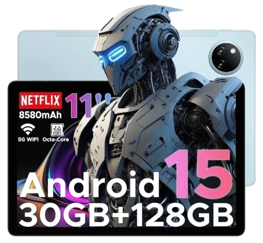 Android15 タブレット 11インチ 30GB+128GB+2TB 8コア