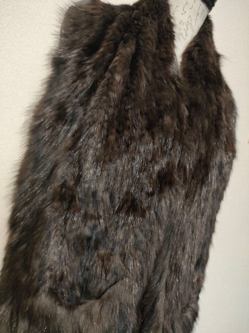 18　超美品　最高級セーブル　マフラー　ショール