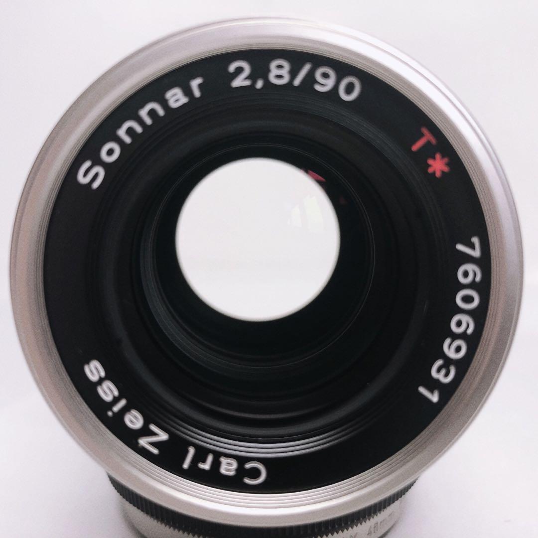 【極上】 Carl Zeiss T* Sonnar 2.8/90 単焦点レンズ