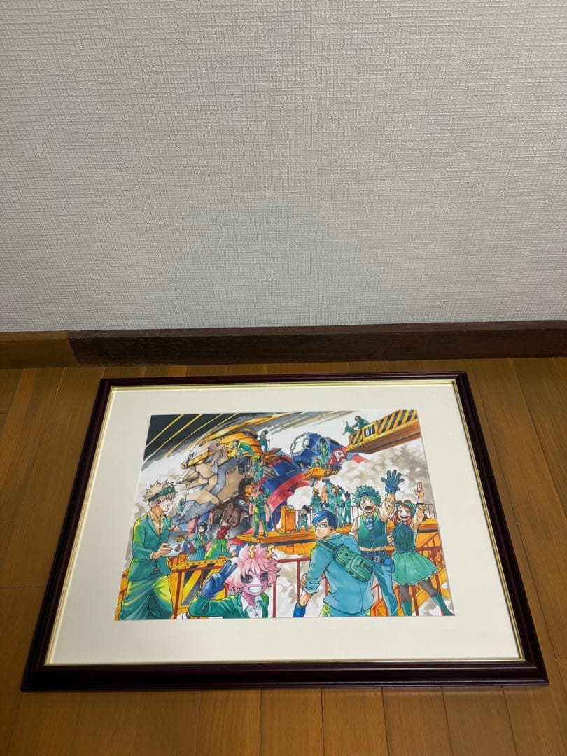 僕のヒーローアカデミア　ヒロアカ　額装高精細デジタルカラー　複製原画