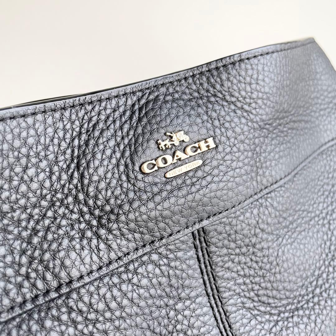 コーチ COACH トートバッグ レクシー レザー ブラック ほぼ新品