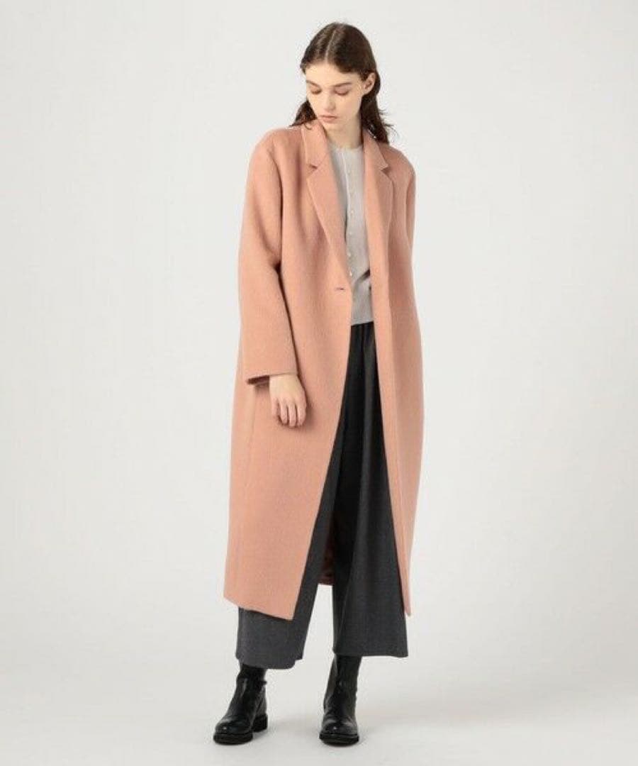 デプレ トゥモローランド キッドモヘヤミニシャギー チェスターコート