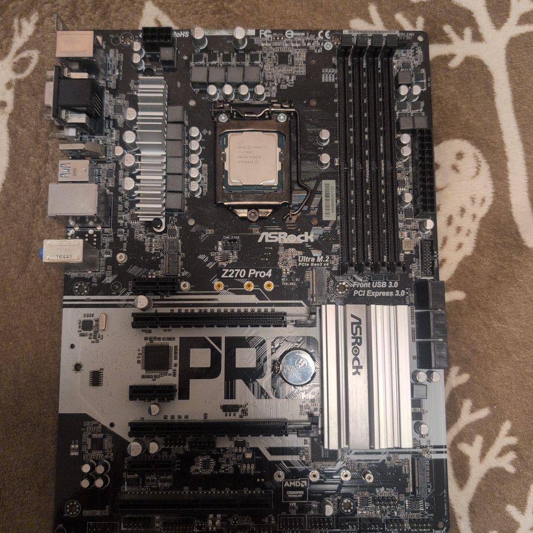 7700k z270 pro4　セット