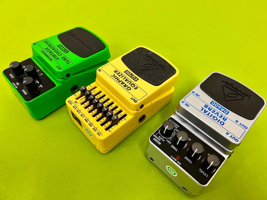 Behringer ギターエフェクターセット TO800 EQ700 DR600