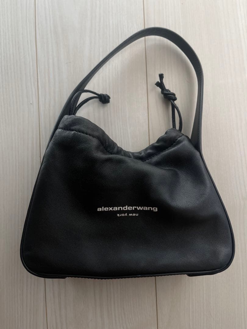 Alexander wang ロゴ トート ハンドバッグ ショルダーバッグ