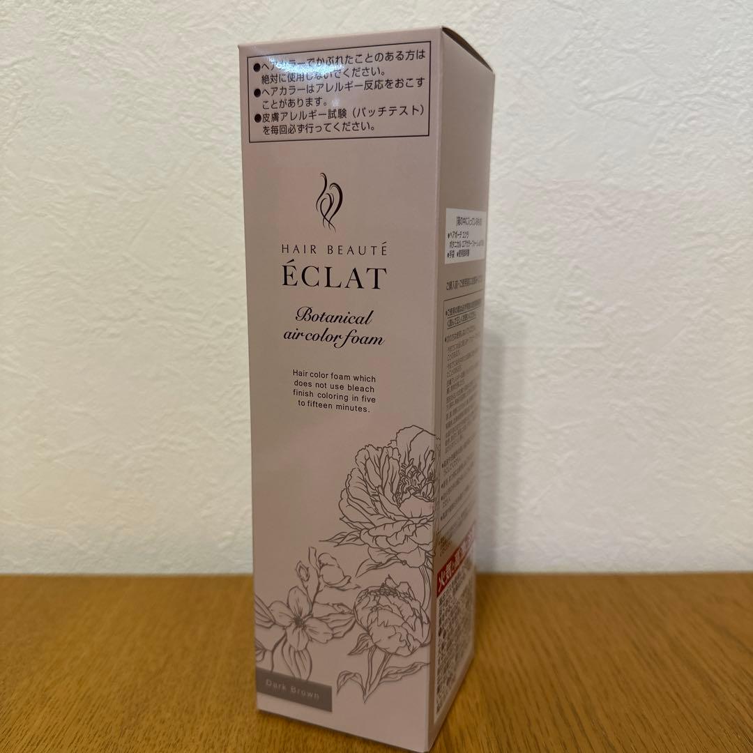 ヘアボーテ エクラボタニカルエアカラーフォーム upダークブラウン　2本セット