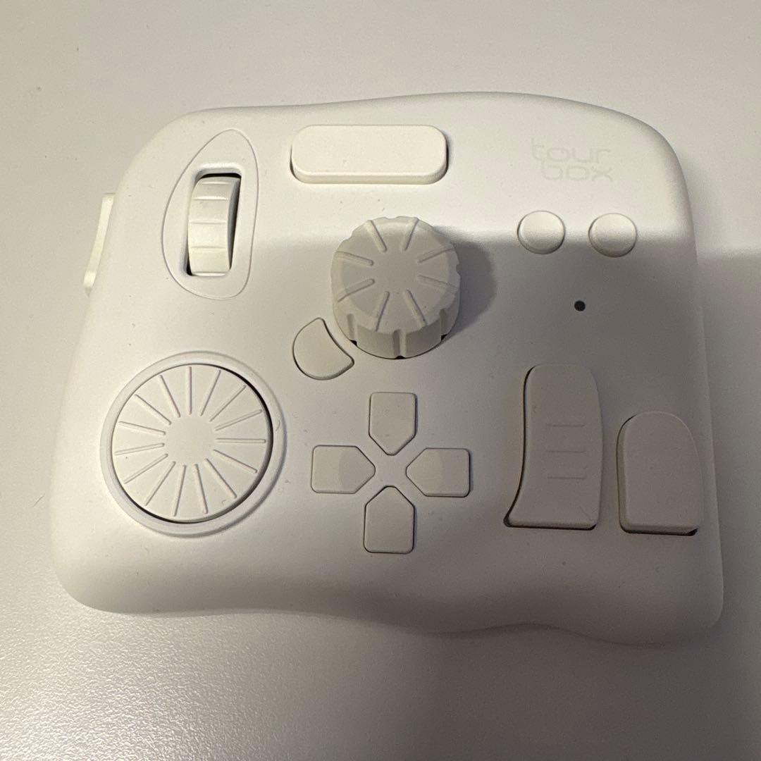 【美品】TourBox Elite ホワイト【ほぼ未使用】