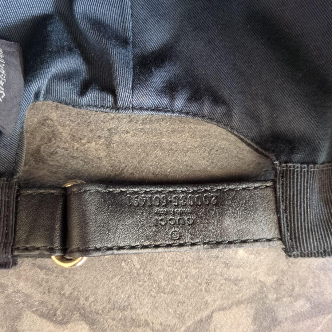 ブラック GGパターン ベースボールキャップ