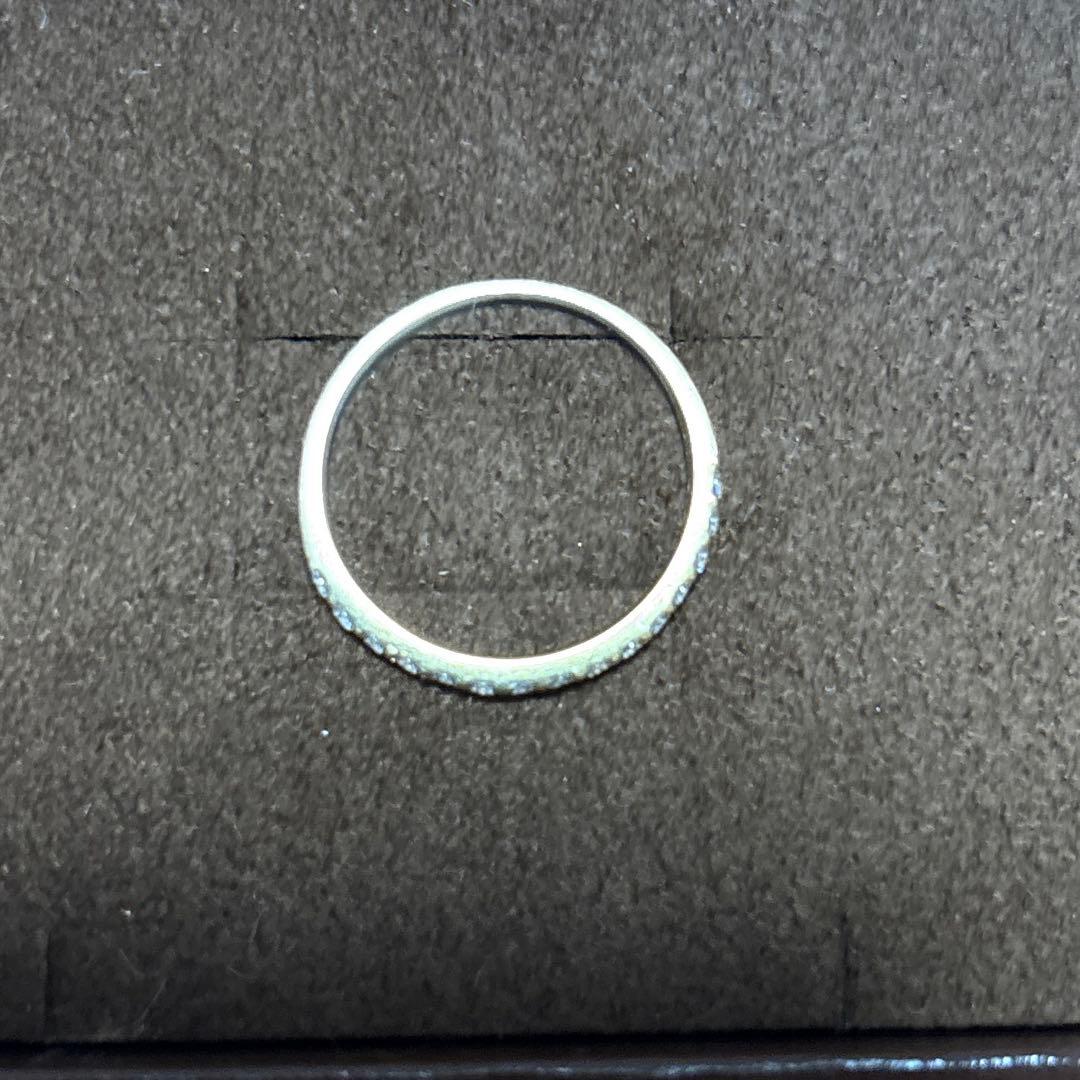 K18 0.3ctダイヤモンドハーフエタニティ　12号