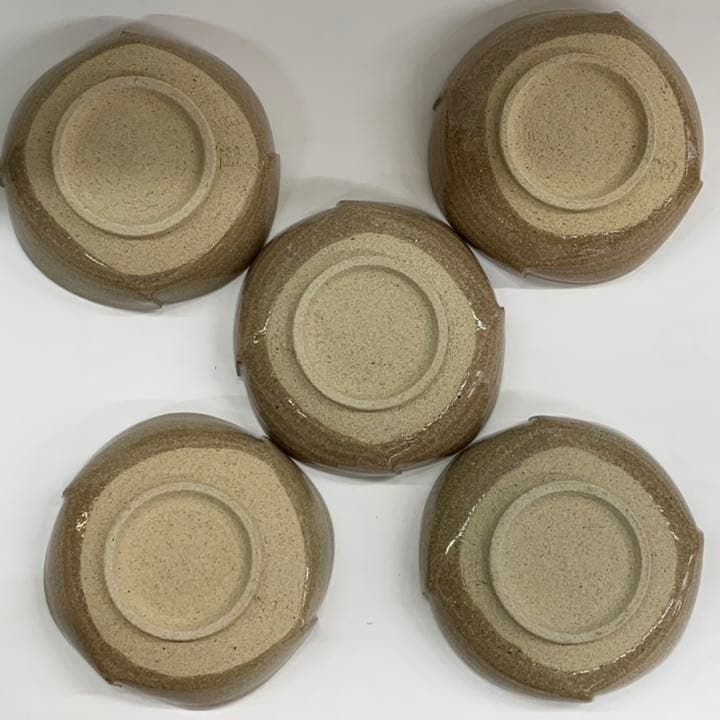 【向付　絵唐津】五枚セット　原田一歩