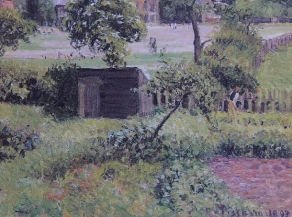 絵画 CamillePissarro,VuedeStamfordBrookCommon
