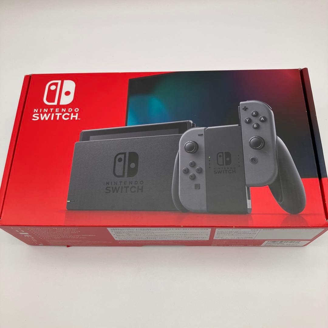任天堂Switch ニンテンドースイッチ グレー 付属品完備 箱付き