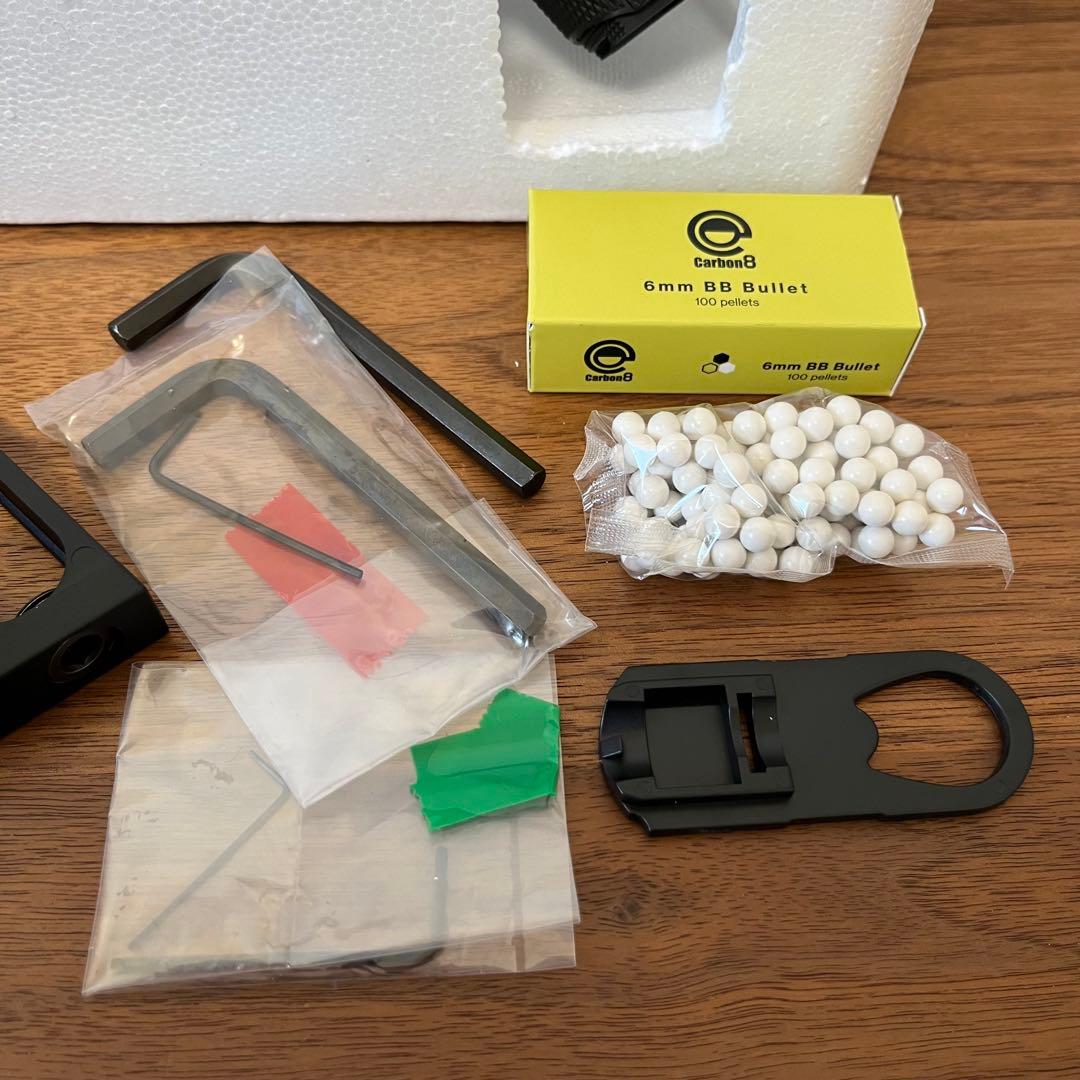 美品 カーボネイト Carbon8 M45 CQP CO2 ガスガン