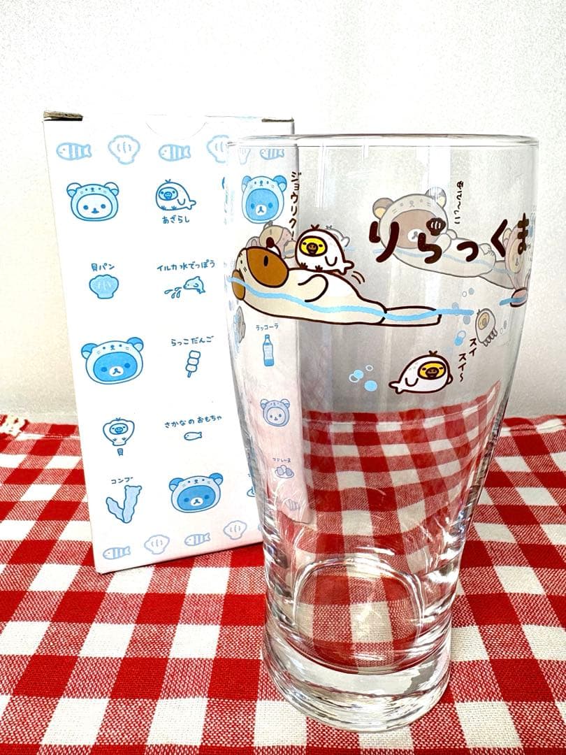 激レア　2016年　平成レトロ　リラックマ　ラッコ　グラスセット　4つ　新品