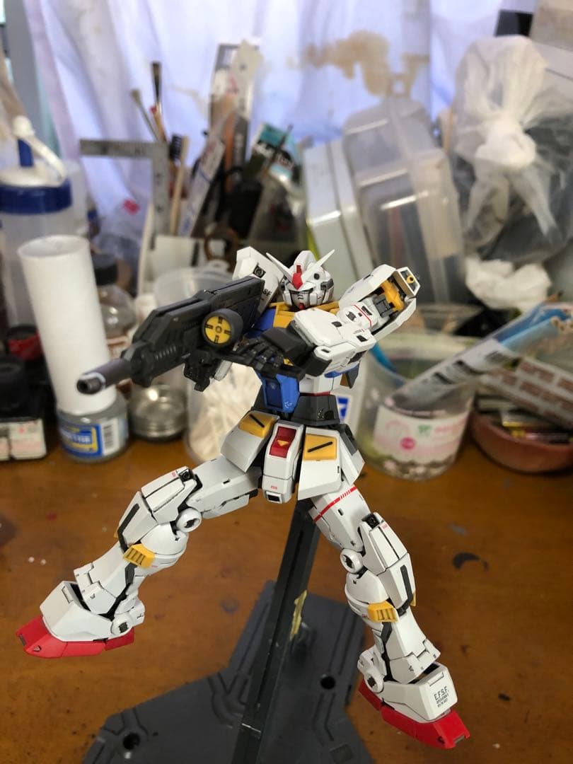 海外製プラモデル　1/144改造パーツ使用　ガンダム7号機