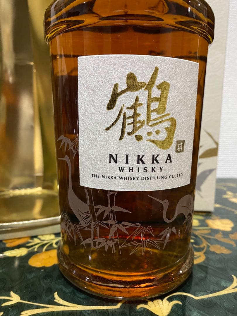 終売品　ニッカ　鶴スリムボトル