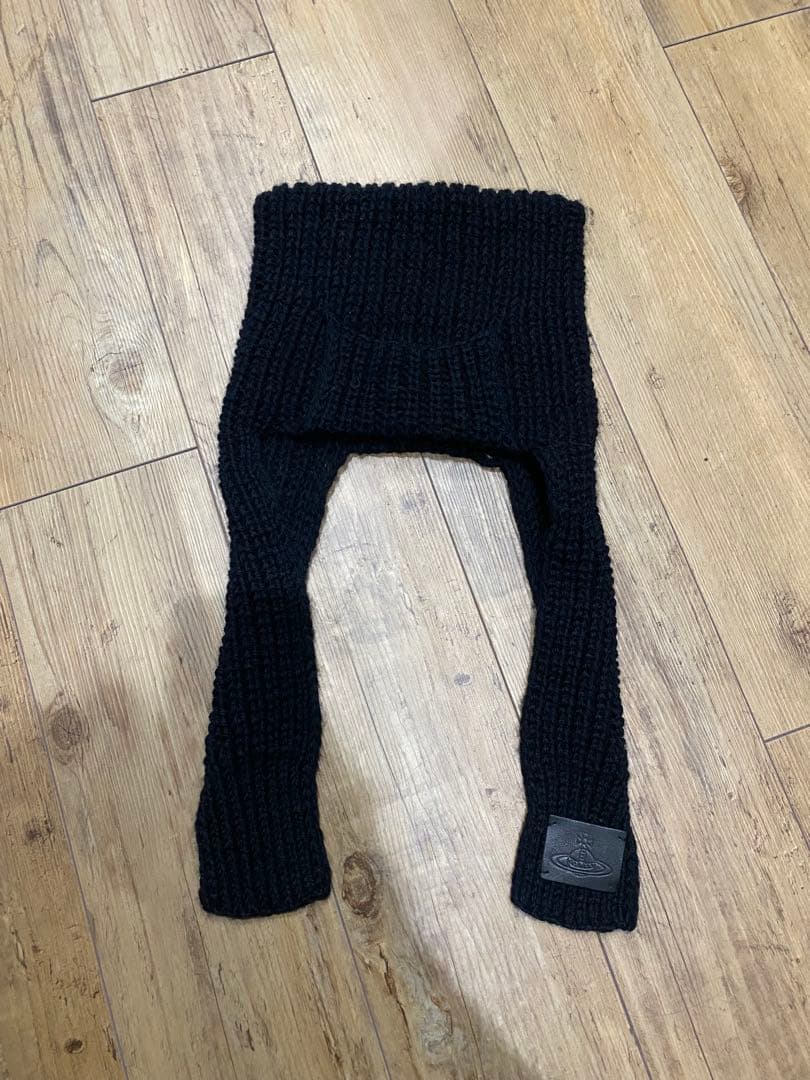 Vivienne Westwood キャットイヤーフラップニット BLACK