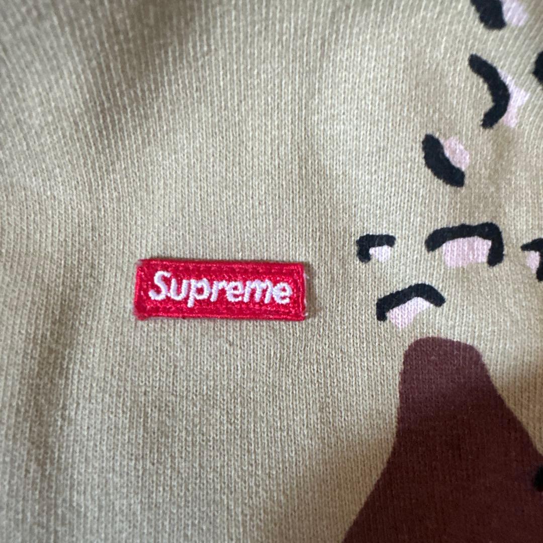 supreme チョコチップカモ　ジップアップパーカーサイズS