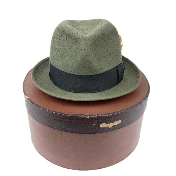 ビンテージ70sボルサリーノ フェドラ ハット帽子イタリア トラヤ 古着 子供用