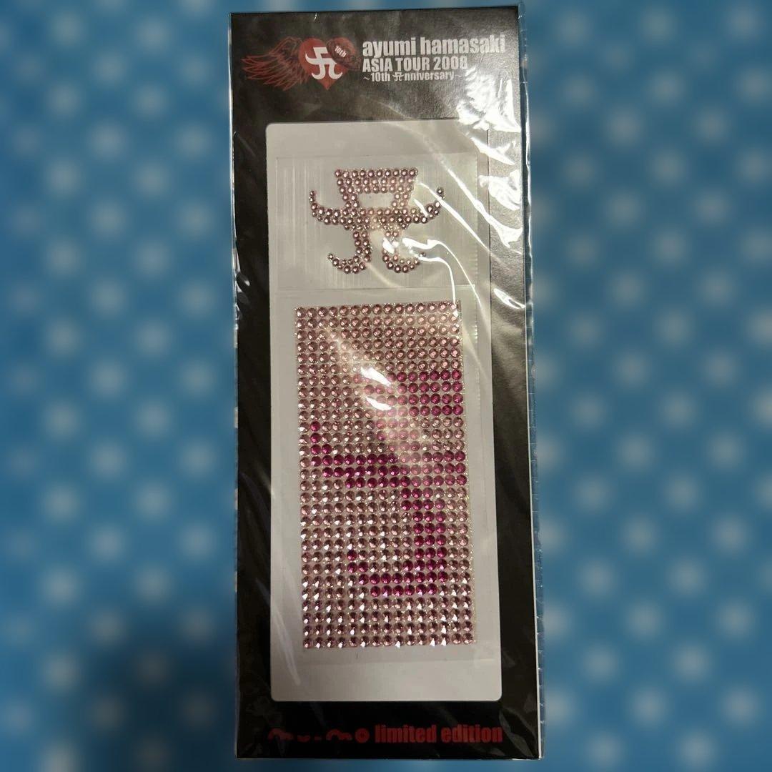 浜崎あゆみ ASIA TOUR 2008 限定ストーンシール3枚セット