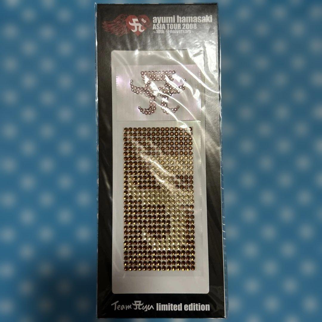 浜崎あゆみ ASIA TOUR 2008 限定ストーンシール3枚セット