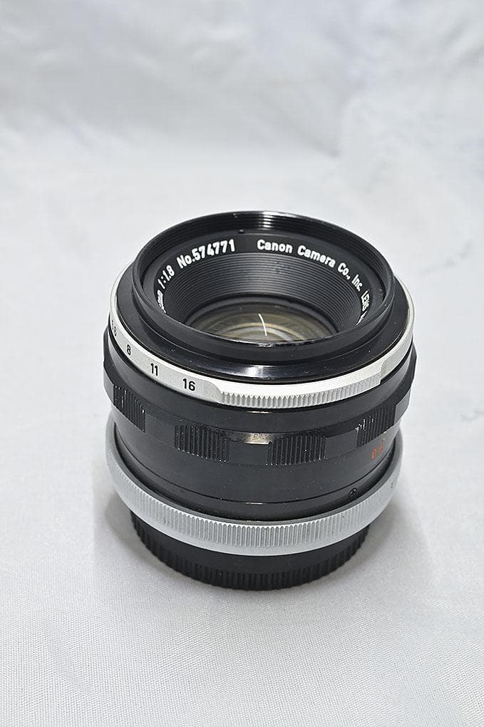 キヤノン FL50mm F1.8Ⅱ FLマウントレンズ