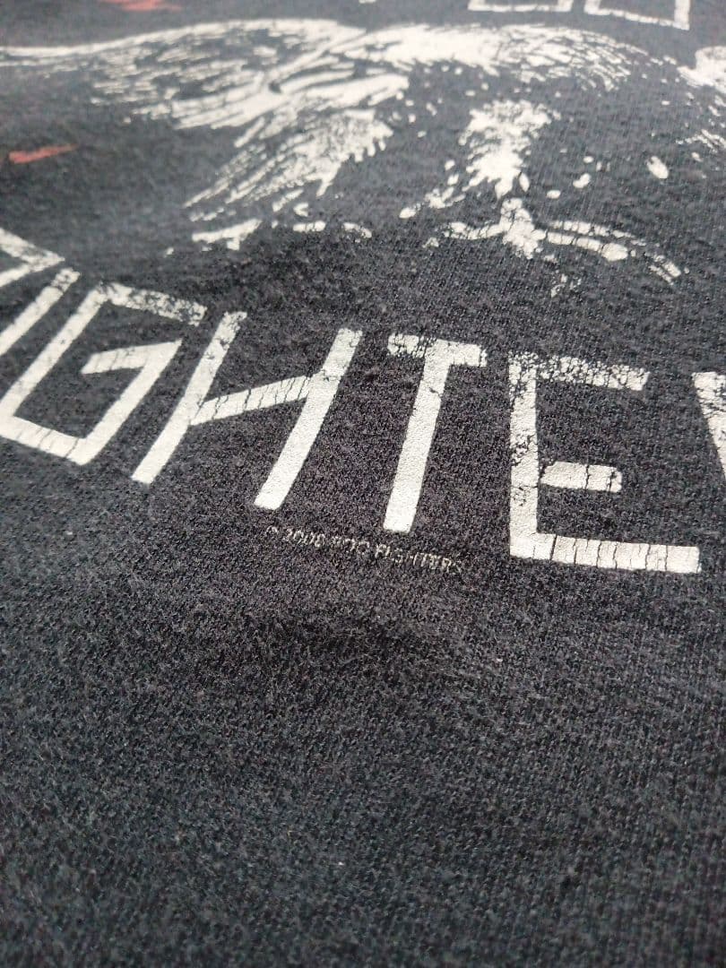 Foo Fighters Tシャツ 黒 鷲デザイン