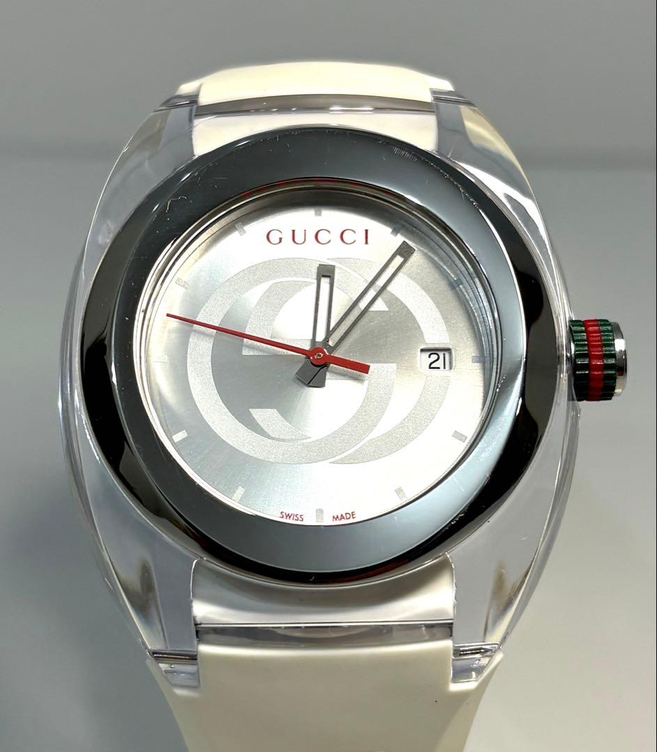 【新品電池】GUCCIグッチ SYNCシンク 137.1 メンズ腕時計