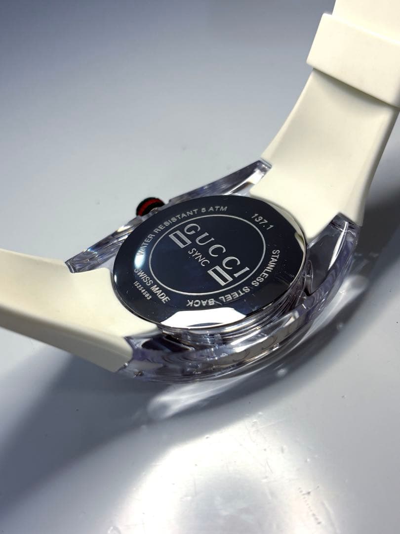 【新品電池】GUCCIグッチ SYNCシンク 137.1 メンズ腕時計