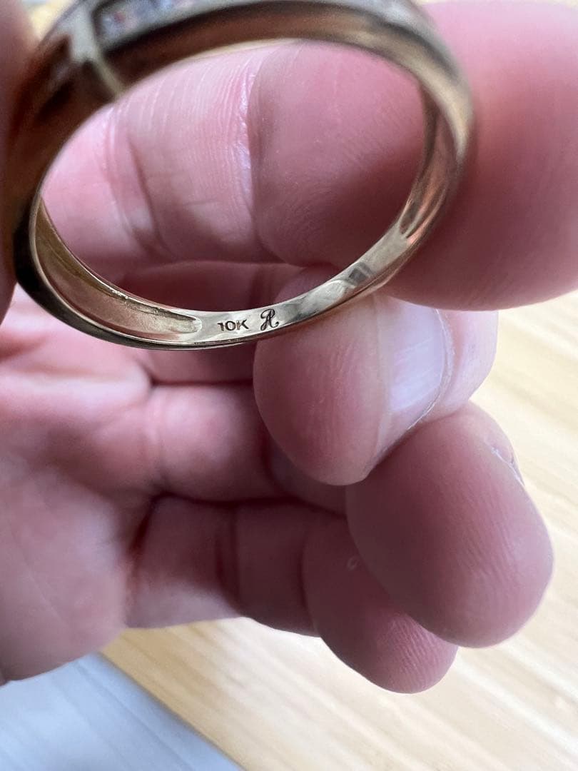 Avalanche 10Kゴールド ジルコニア リング 19号