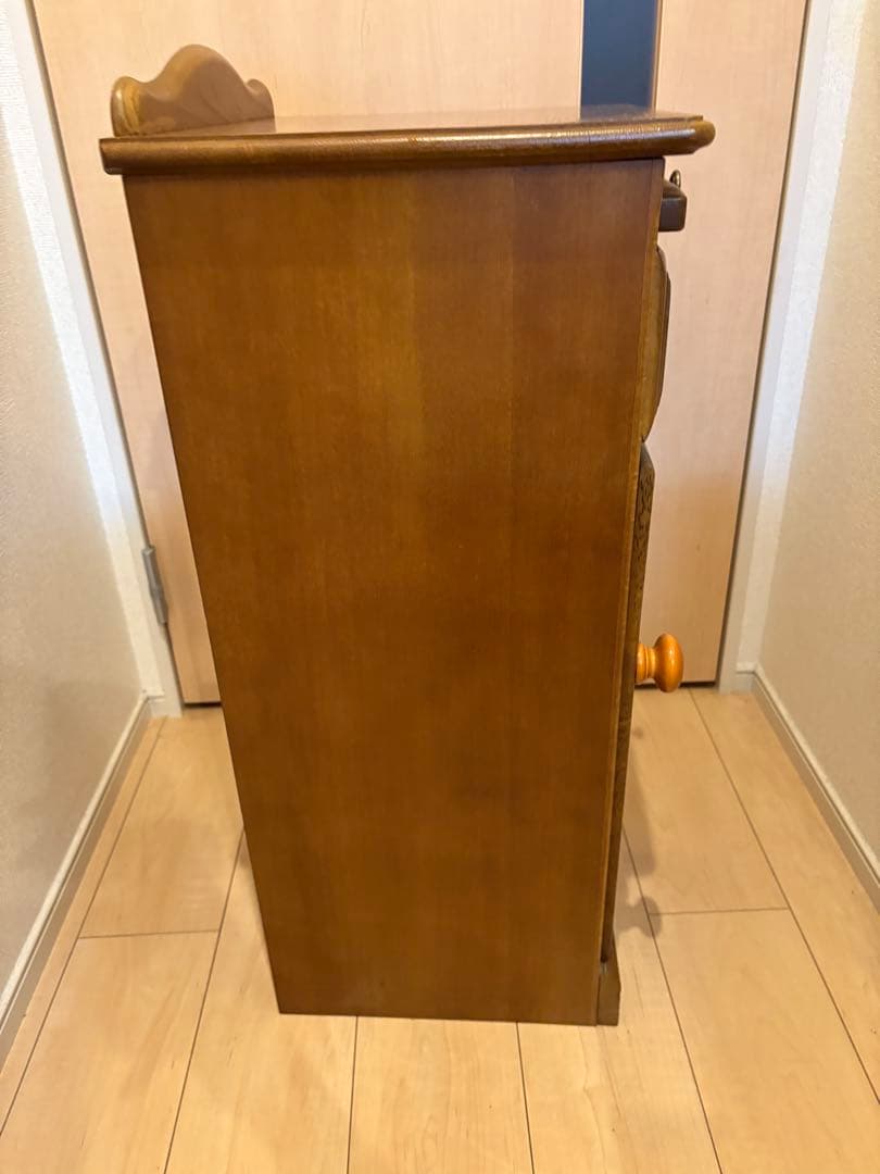 希少　karimoku / カリモク 電話台 FAX台 レトロ　アンティーク