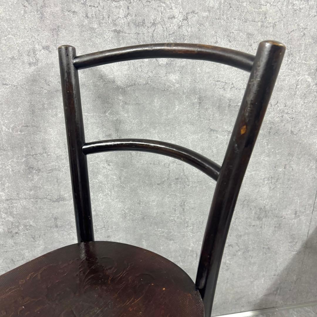 英国イギリスアンティーク ベントウッドチェア ムンダス社 曲木椅子　2脚