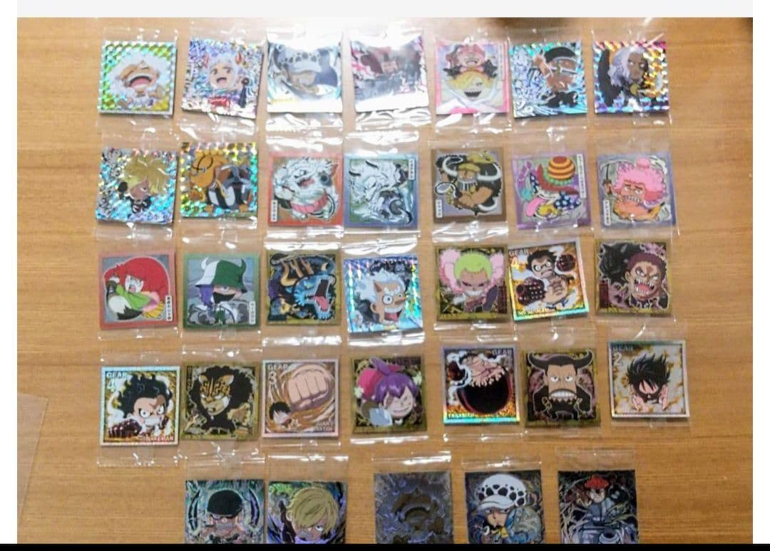 ワンピースウエハースシール log.6 コンプリート 金ニカ３枚