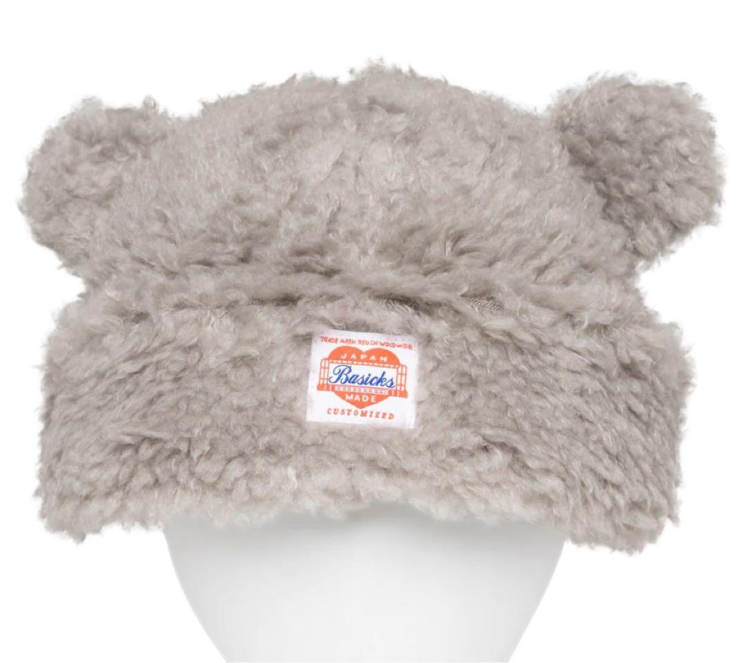 ベイシックス　BASICKS bear beanie ベアビーニー