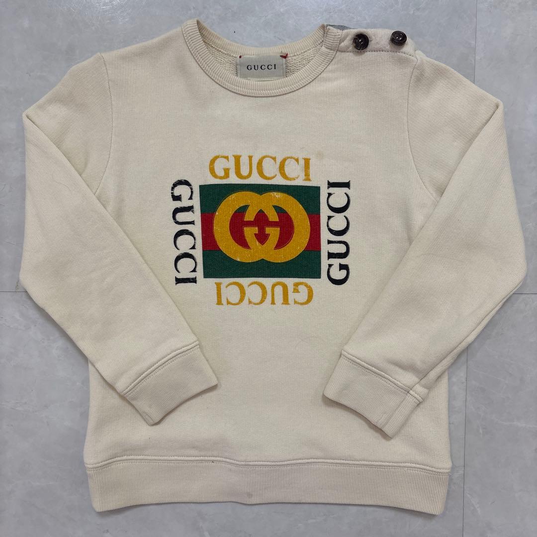GUCCI キッズ ロゴトレーナー