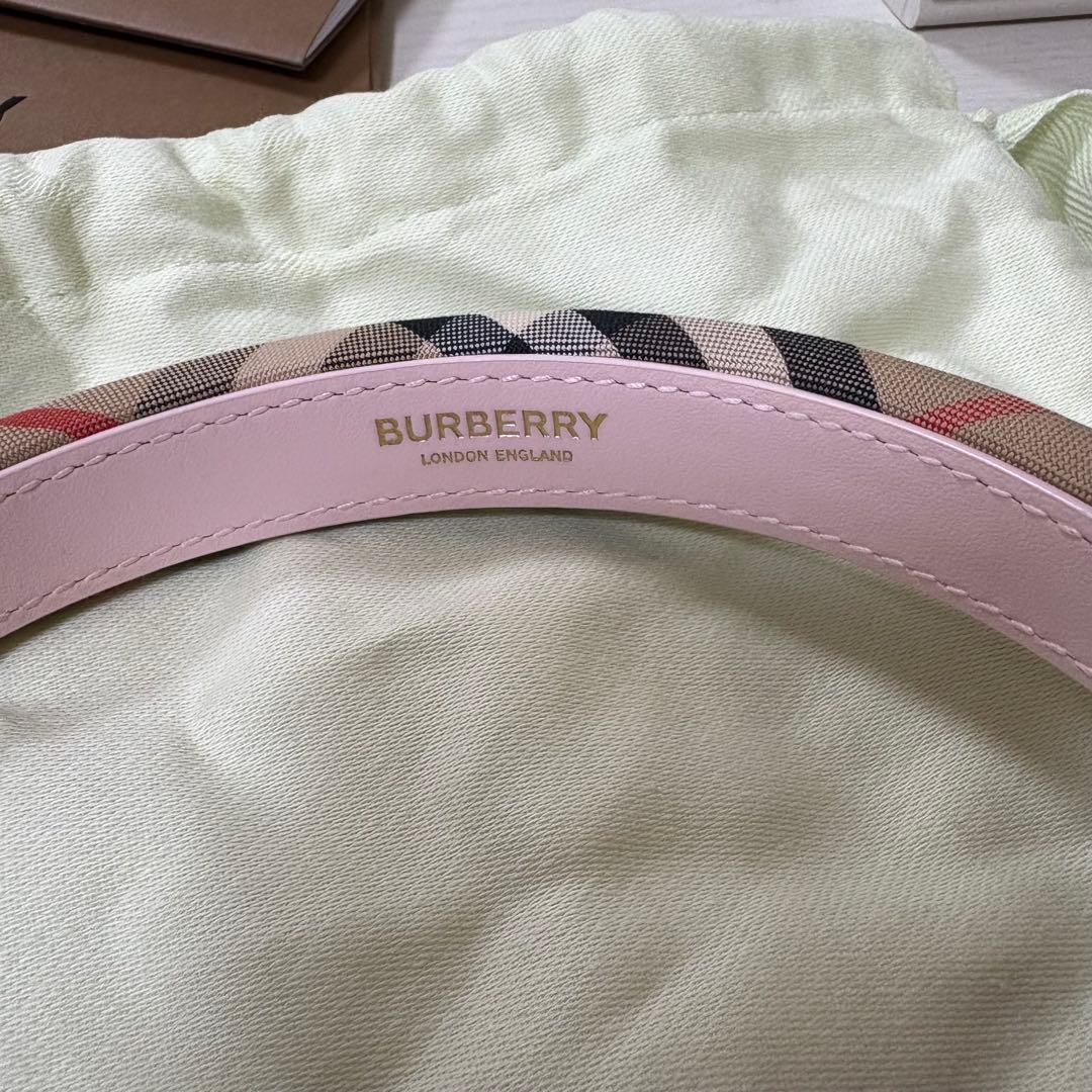 BURBERRY チェック柄 カチューシャ