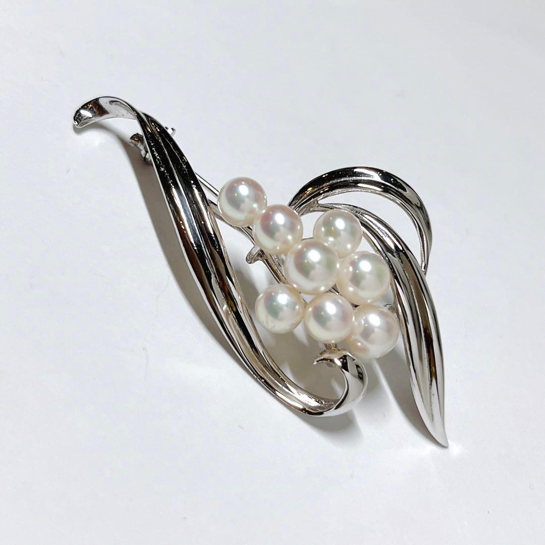 極美品✨MIKIMOTO ミキモト アコヤパール　ブローチ