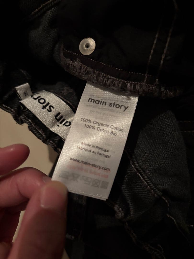 専用　main story ブラックデニム　14y