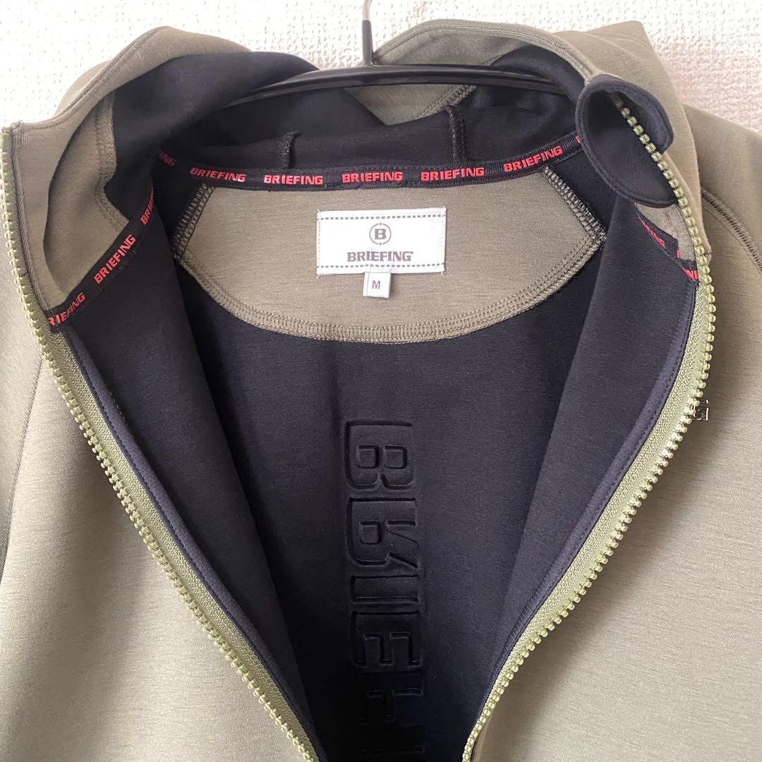 BRIEFING フルジップジャケット オリーブ