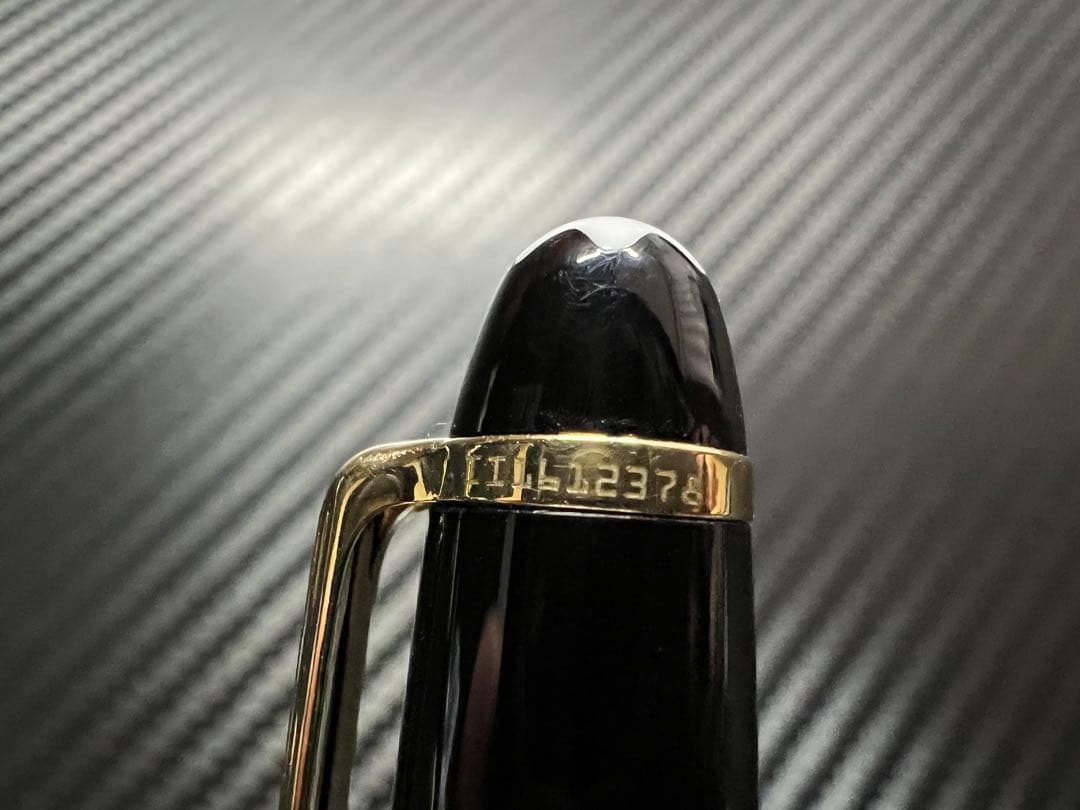 モンブラン 極美品 144 万年筆 EF ブラック 中白